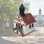 Rathaus Lingen - Miniatur Keramikfigur