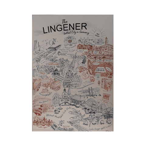 LWT Poster The Lingener (vom Lingener Künstler Herr Warren, DIN A2) Lingen liefert